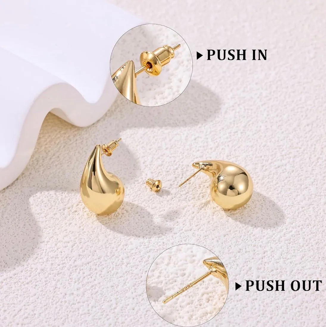 Water Drop Gold