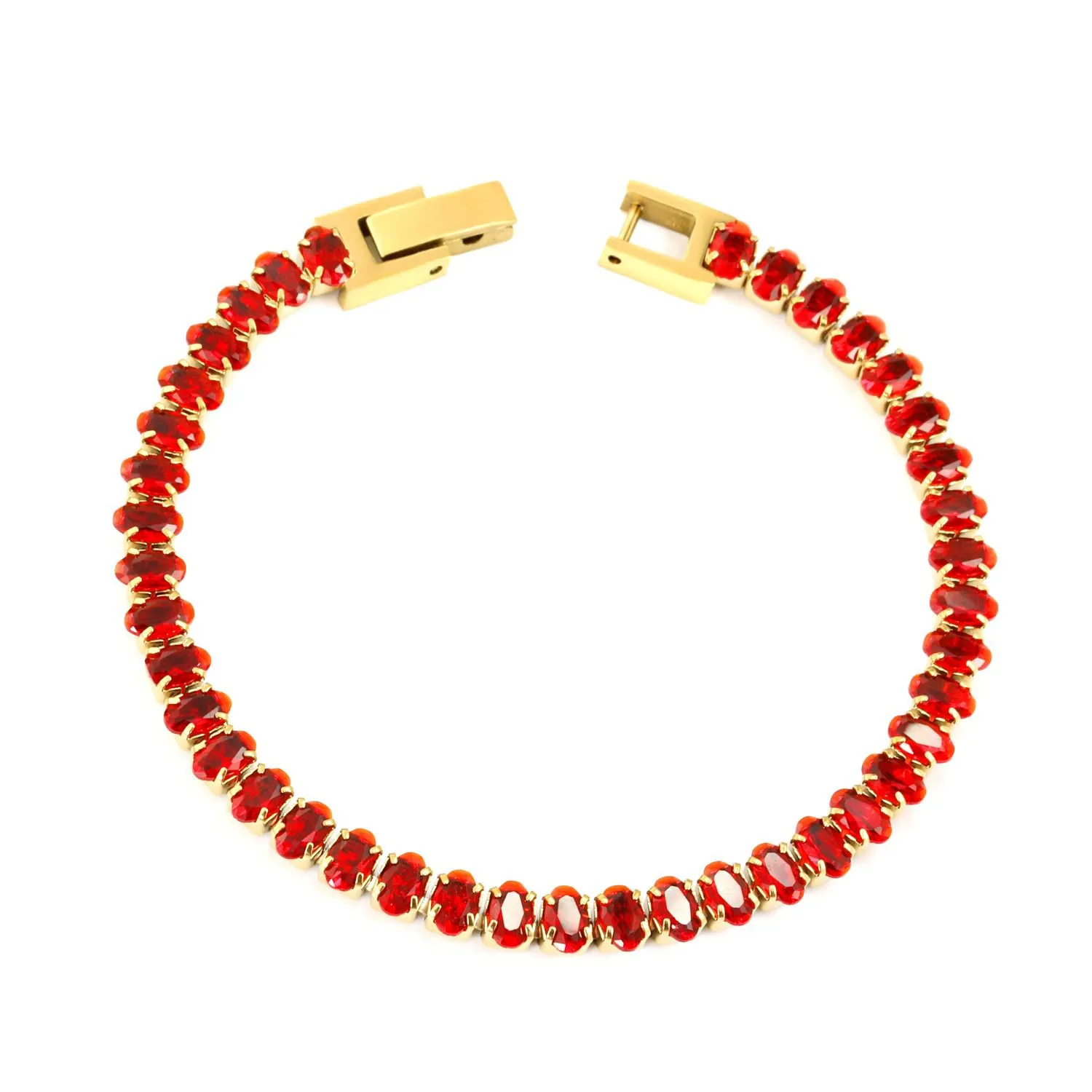 Diamond classic bracelet red