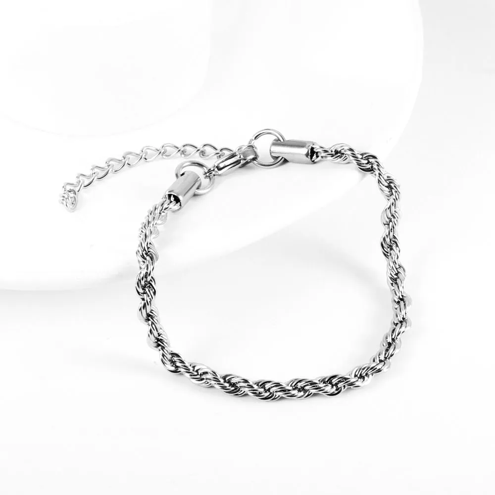 Stainless steel chain bracelet Silver