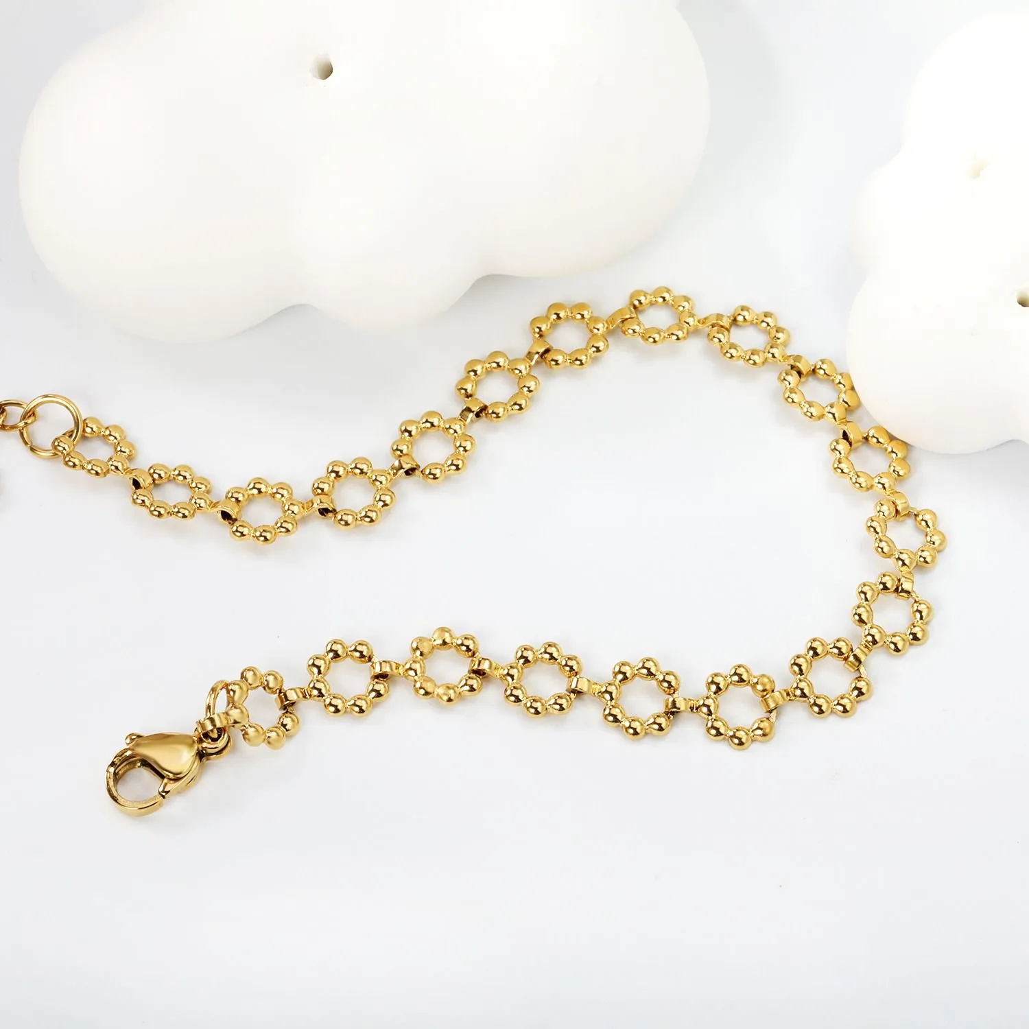 Rose bracelet gold