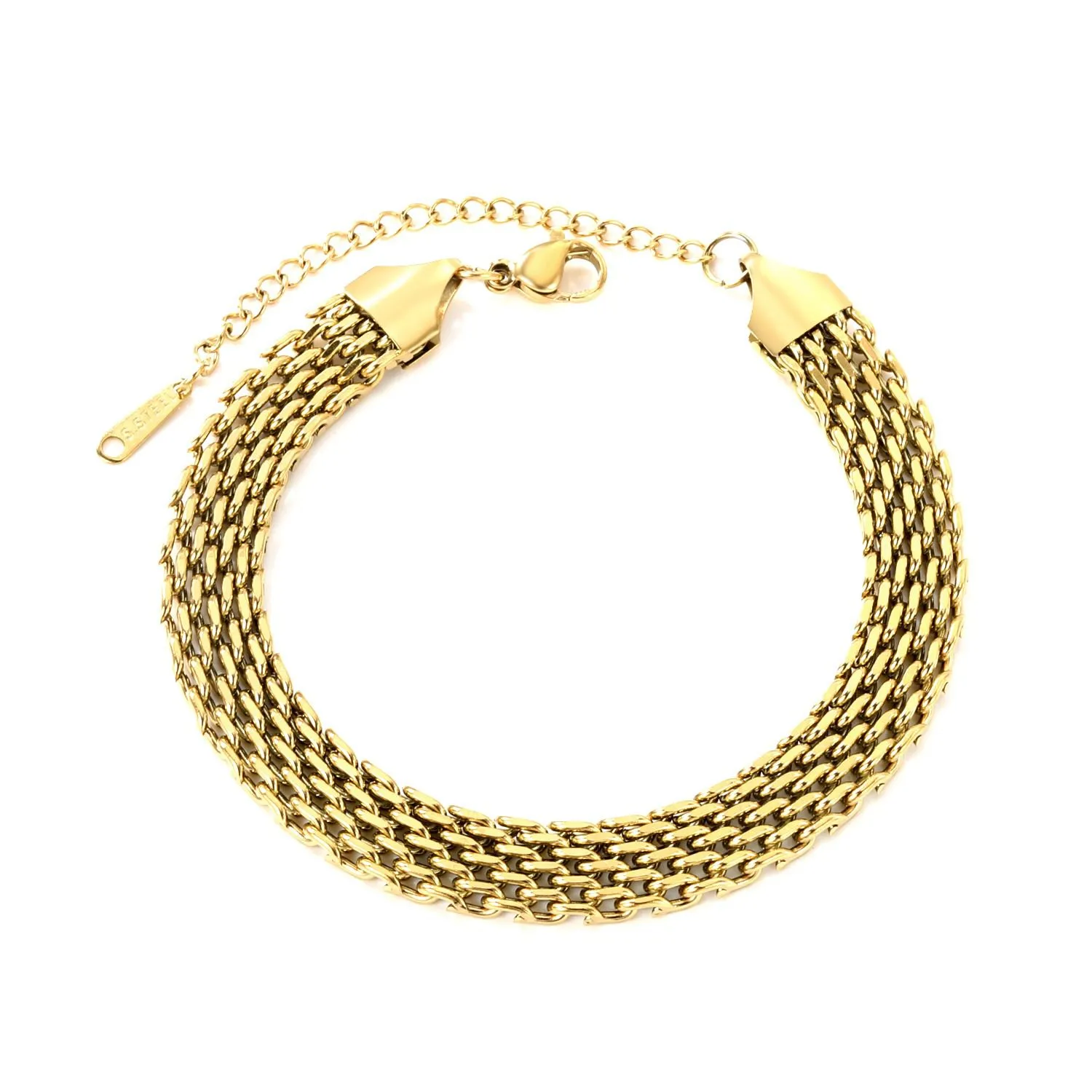 Stainless steel chain bracelet