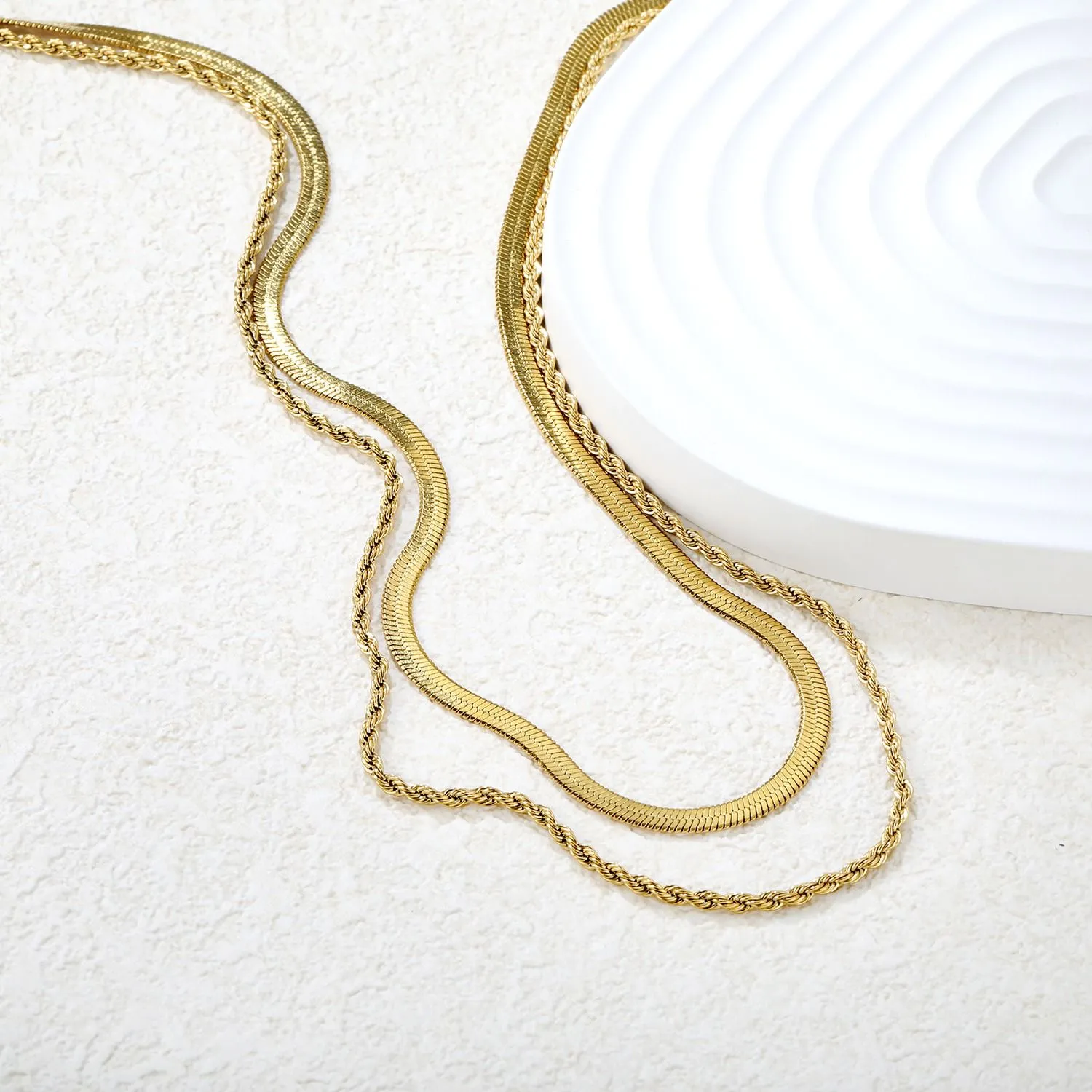 Double layered gold