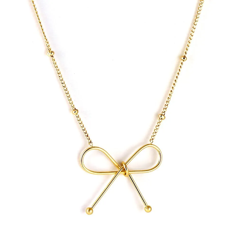 Stainless steel Bow chain
