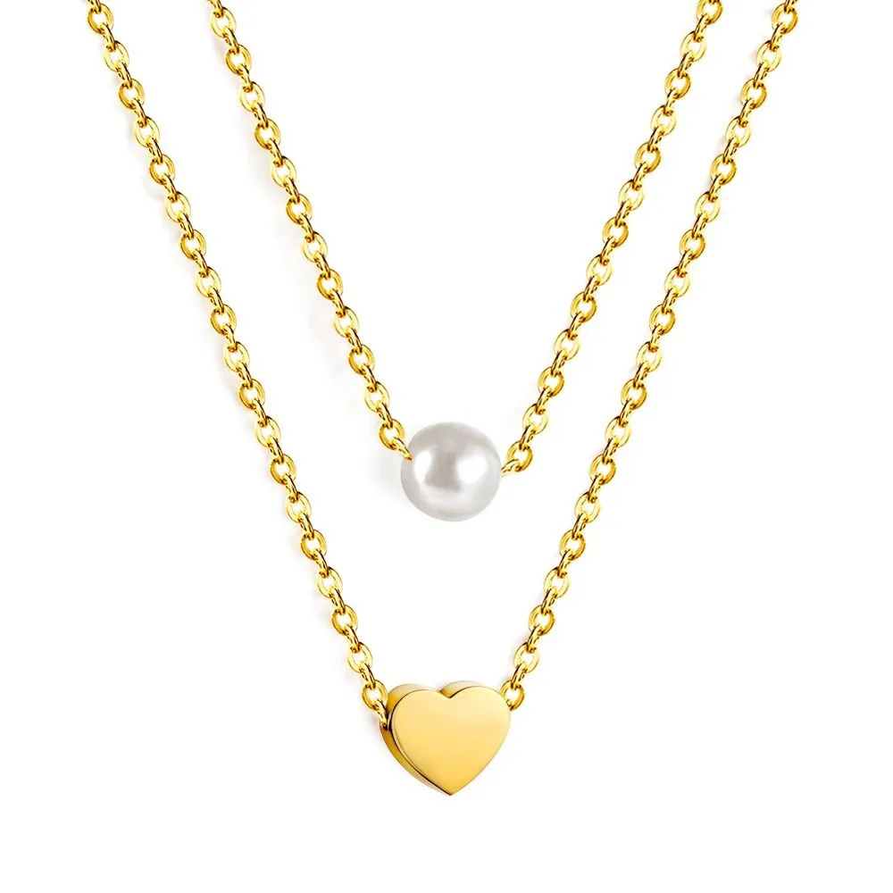 Pearl Double necklaces