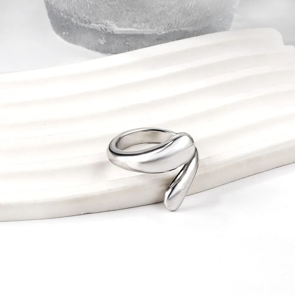 Chunky ring silver