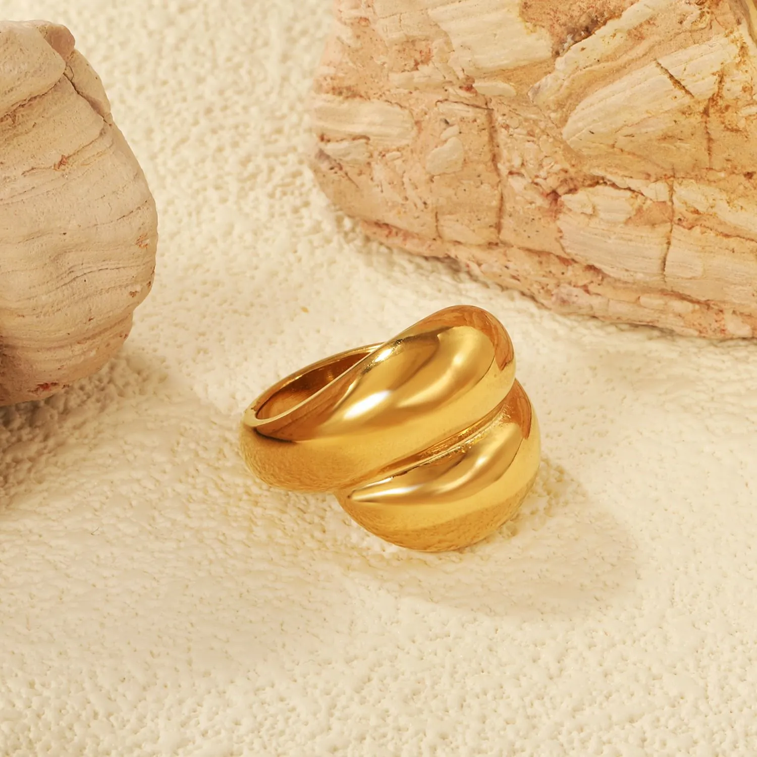 Chunky rings gold