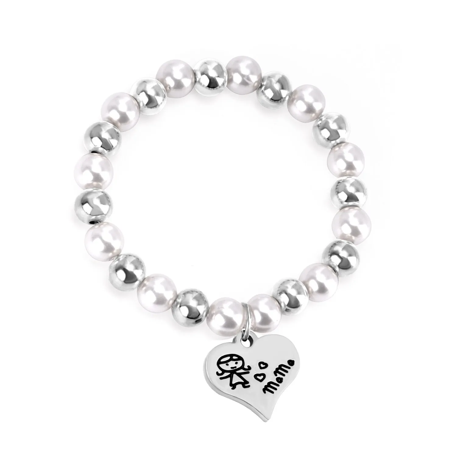 Mama pearl bracelet