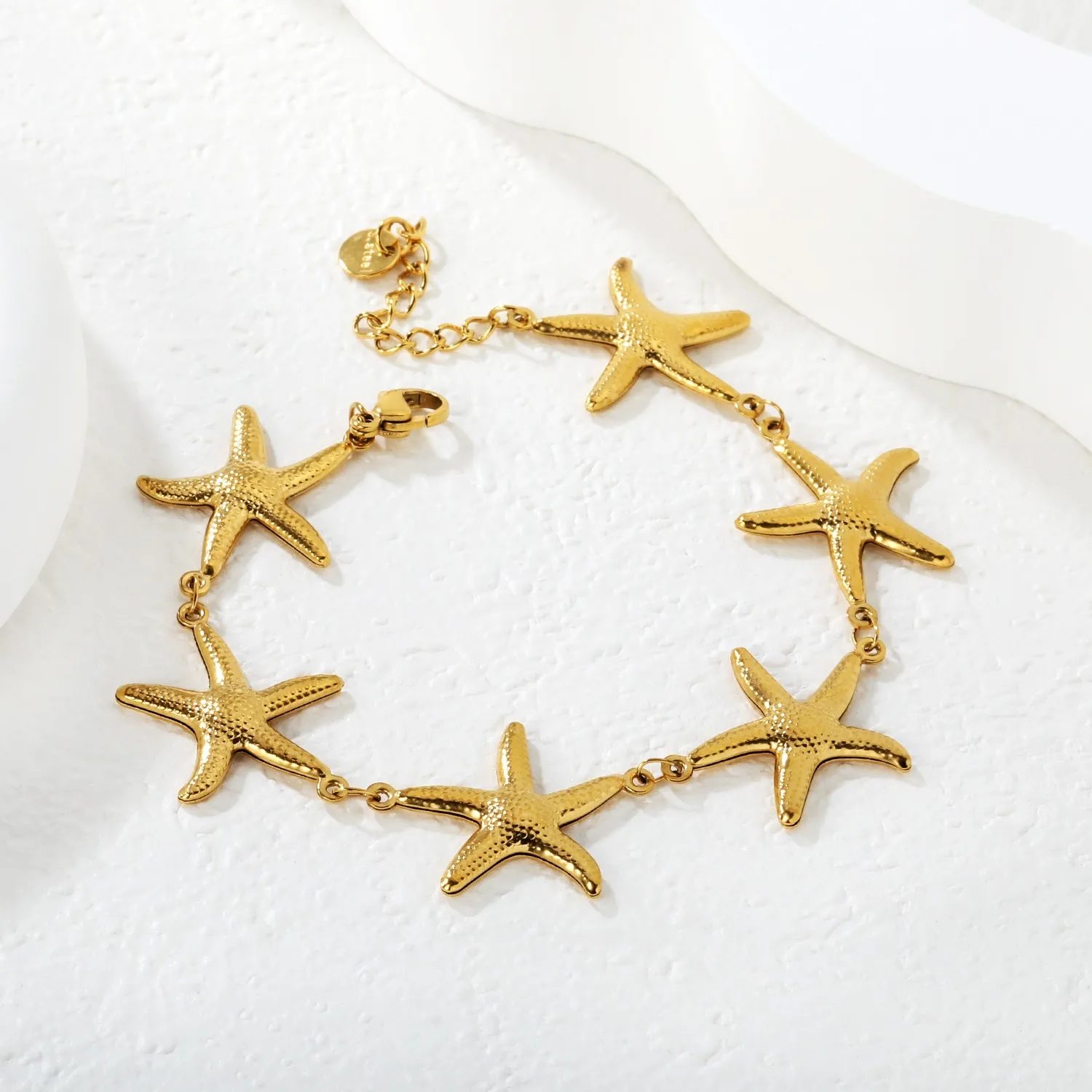 Starfish chain bracelet